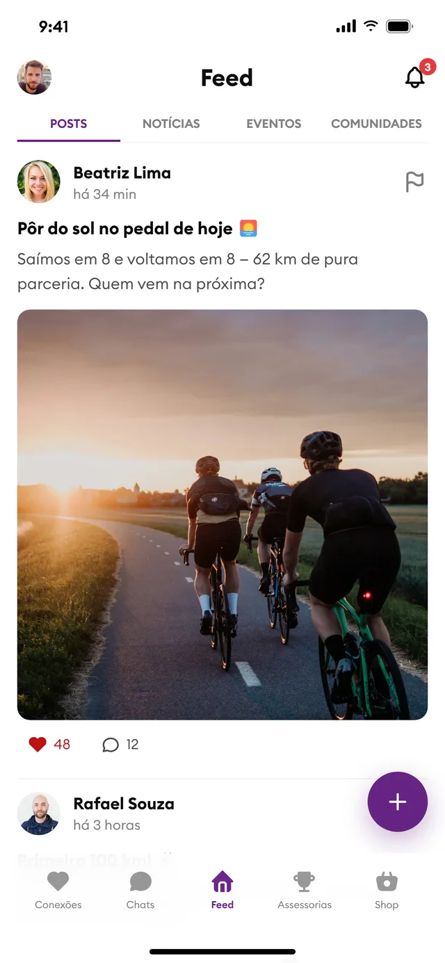 Feed da comunidade